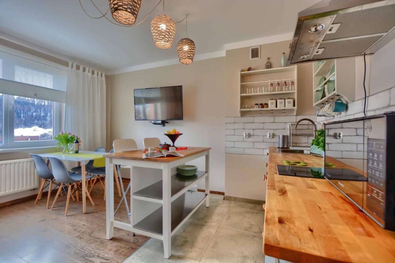 Ferienwohnung Apartament Zielona Mila Ustrzyki Dolne Exterior foto